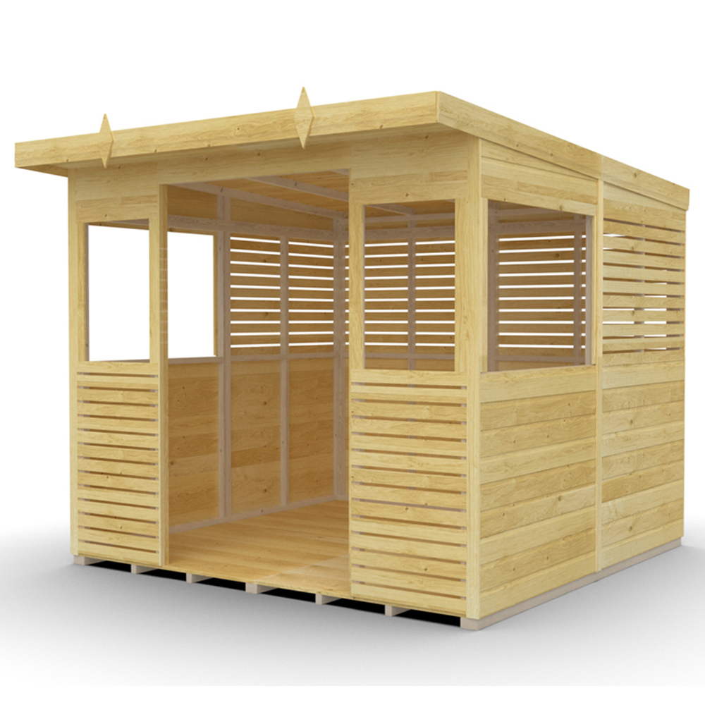 DIY Sheds 8 x 8ft Pressure Treated Tongue and Groove Timber Outdoor Kitchen Shelter Image 4