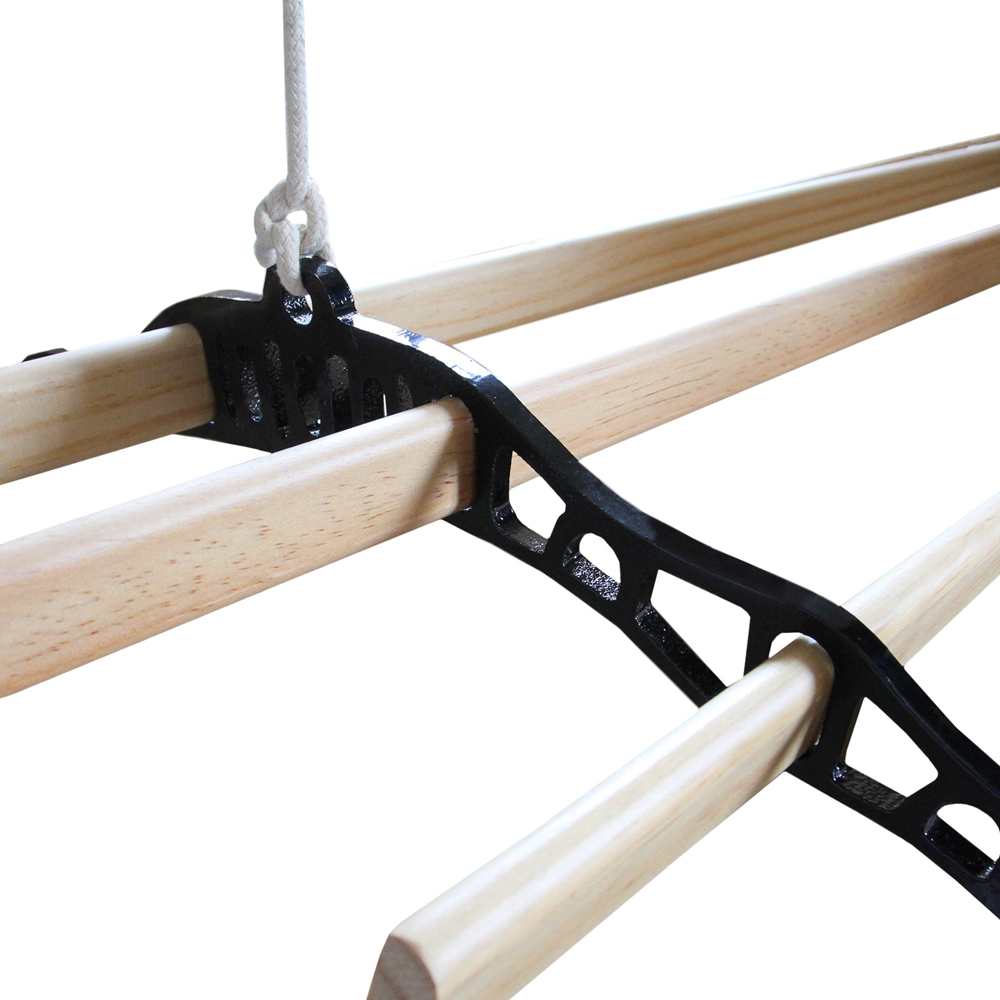 MonsterShop Black Ceiling Pulley Clothes Airer 1.8m Image 5