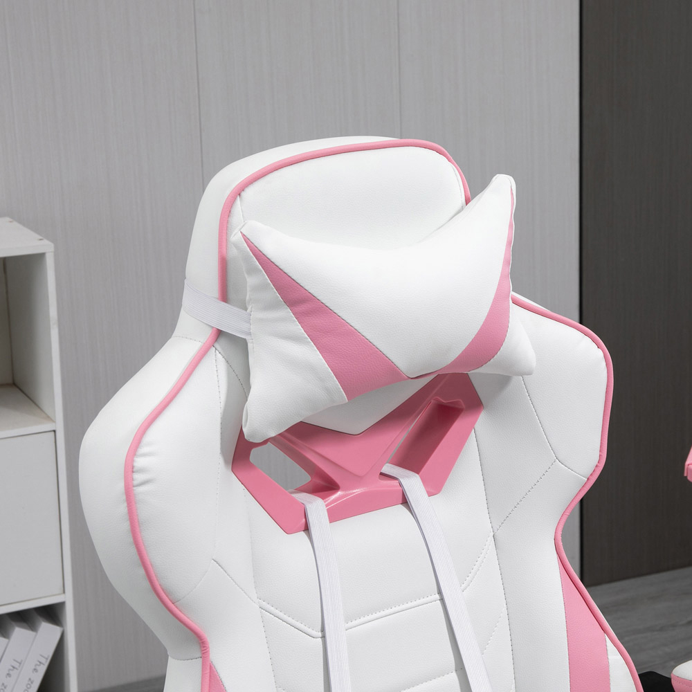 Portland Pink Racing Gaming Chair Image 3