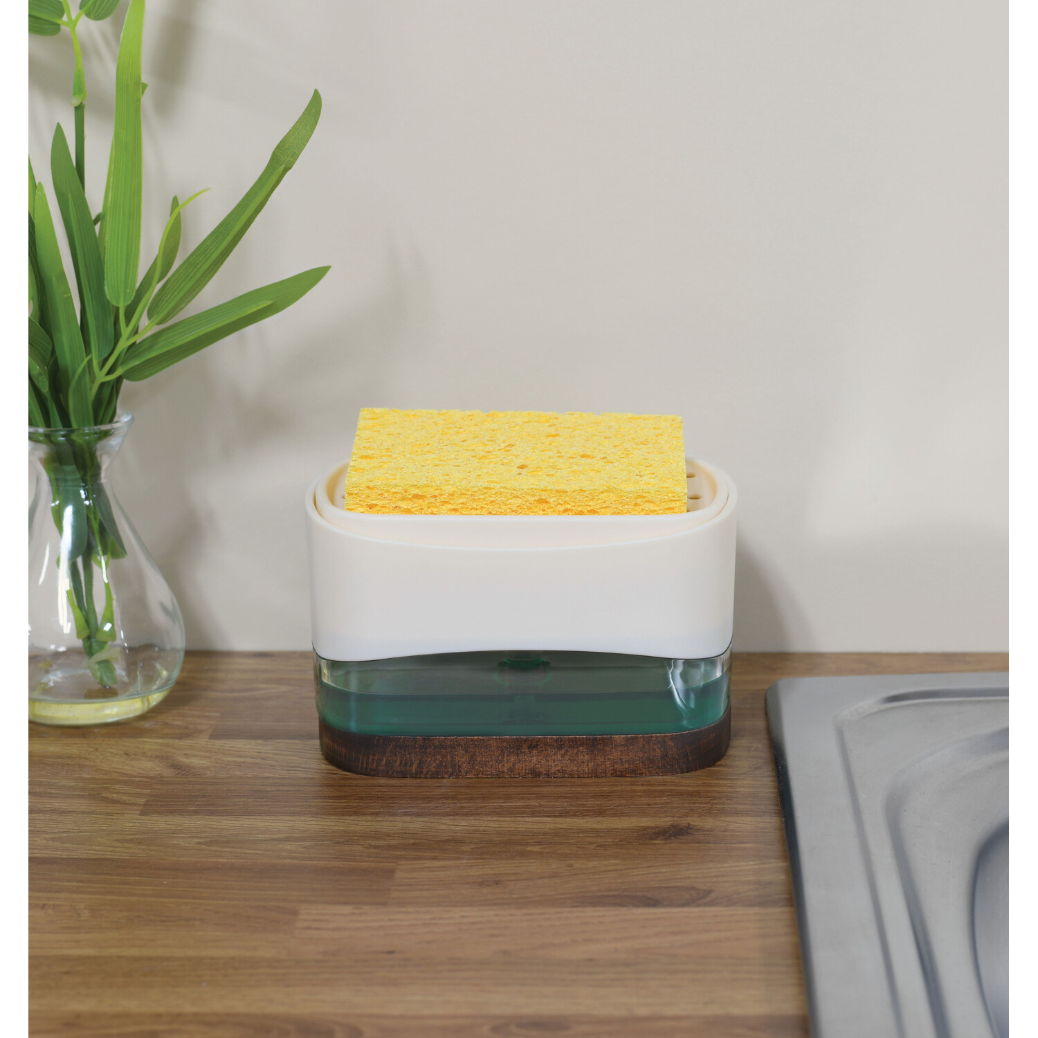 Sanctuary Dispenser and Sponge Holder Image 2