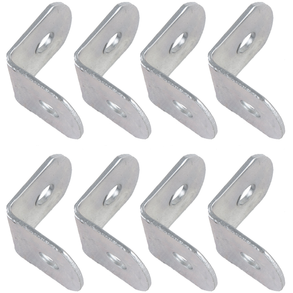 Hiatt 19mm Zinc Plated Steel Bracket 8 Pack Image 2