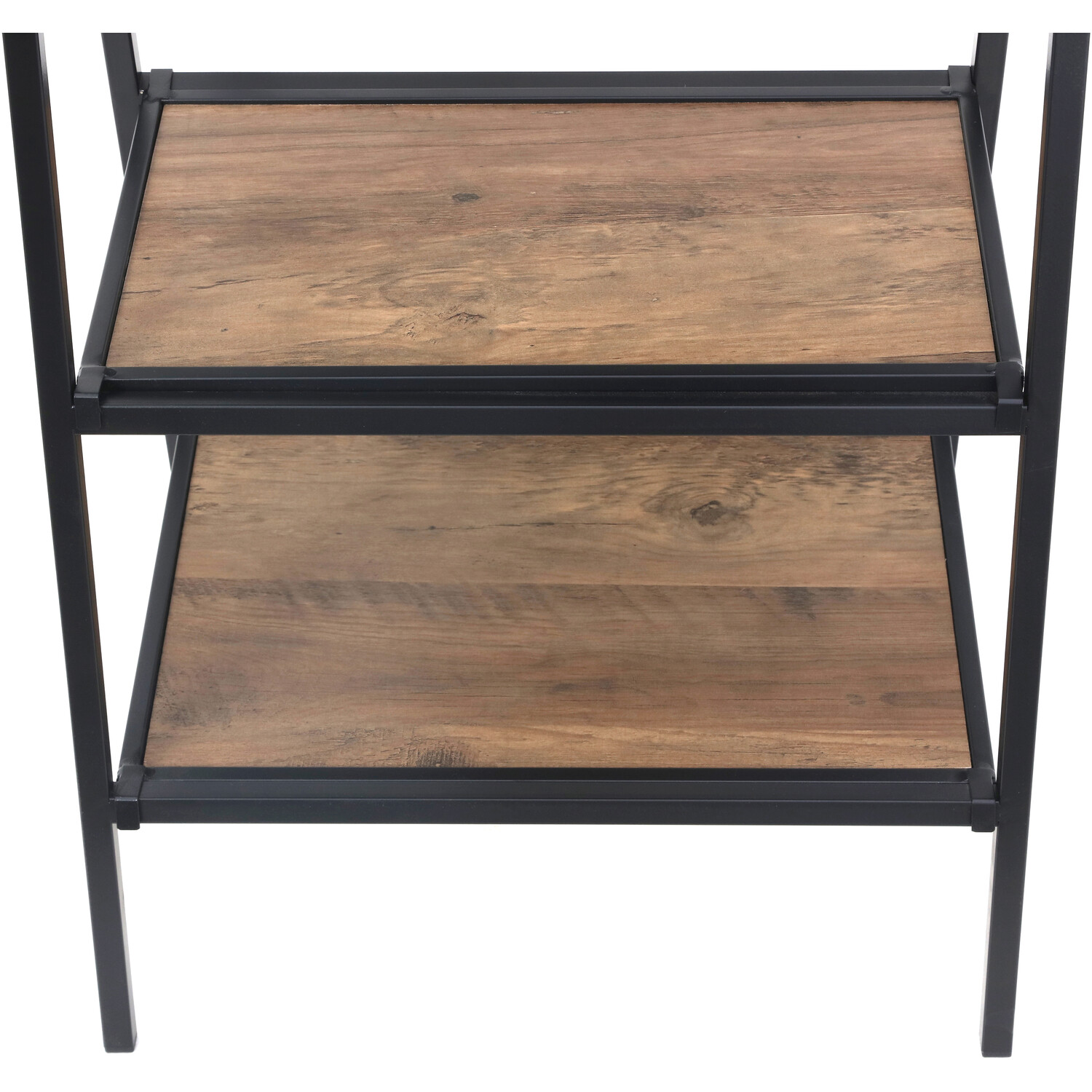 Dark Wood Effect Standing Mirror Brown Image 8