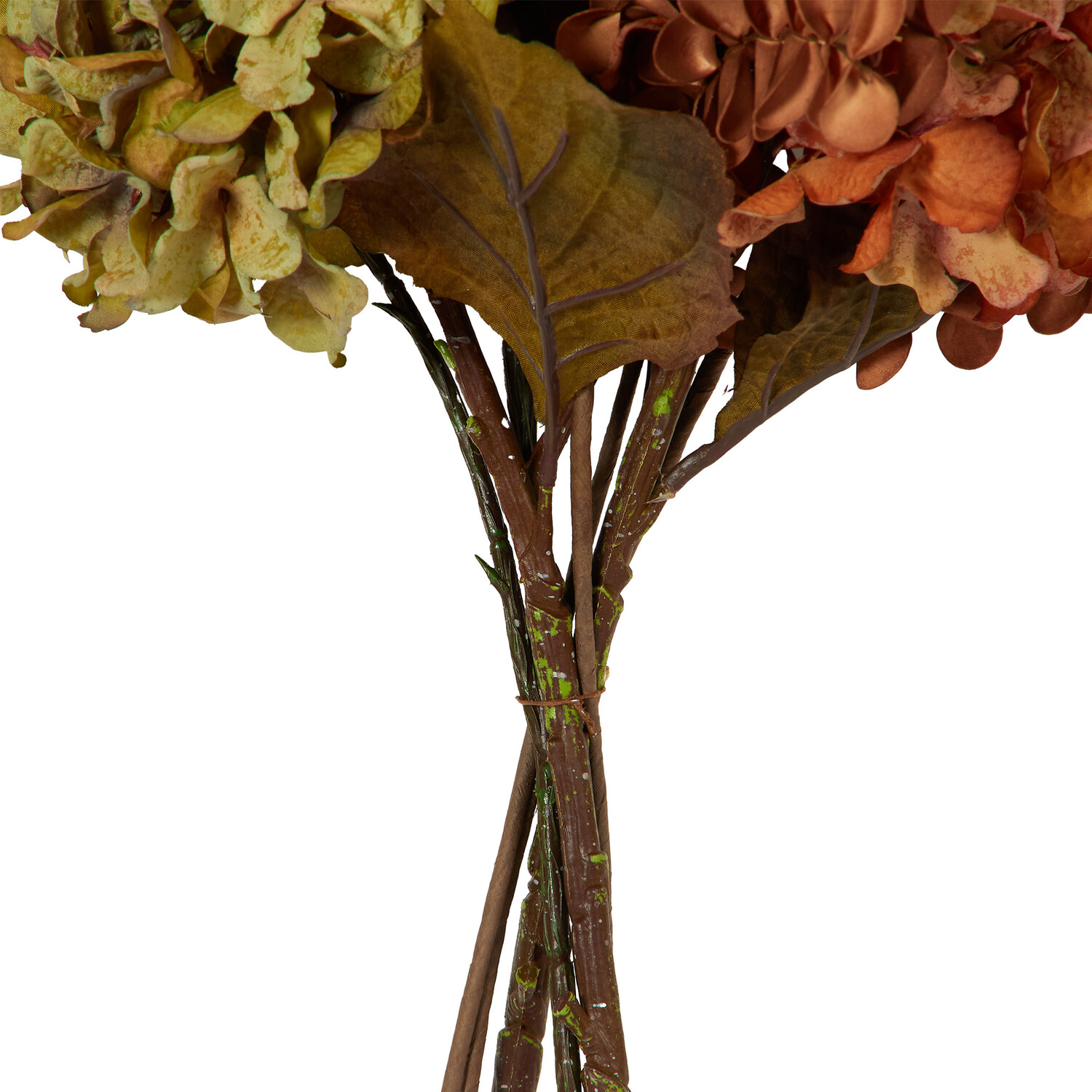 Burnt Orange Hydrangea Bouquet  - Orange Image 3