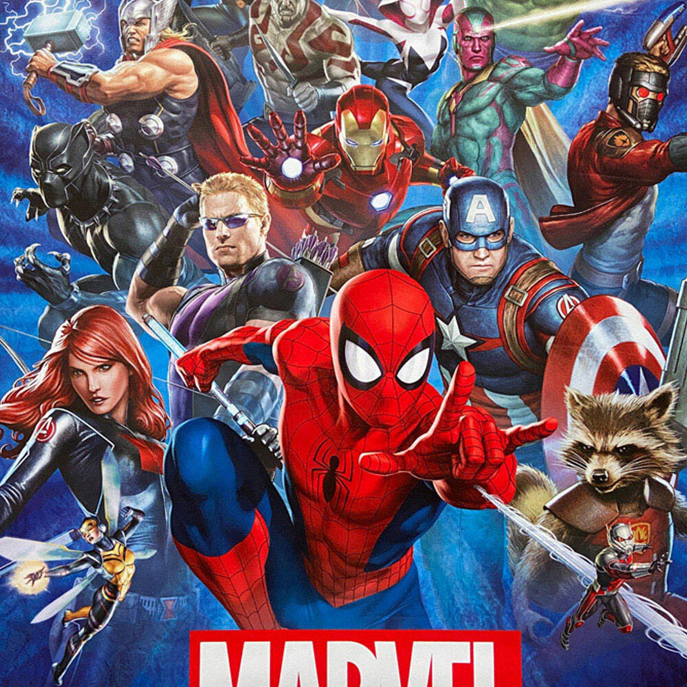 Marvel Cinematic Icons Print Wall Art 70 x 50cm Image 2