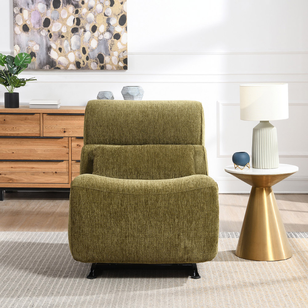 Inverin Olive Manual Recliner Rocker Chair Image 5