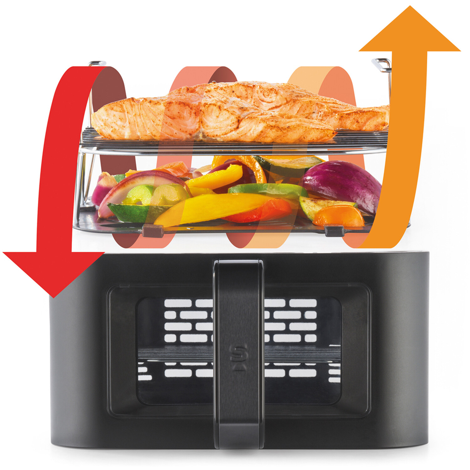 Salter Verticook View Air Fryer Black Image 8