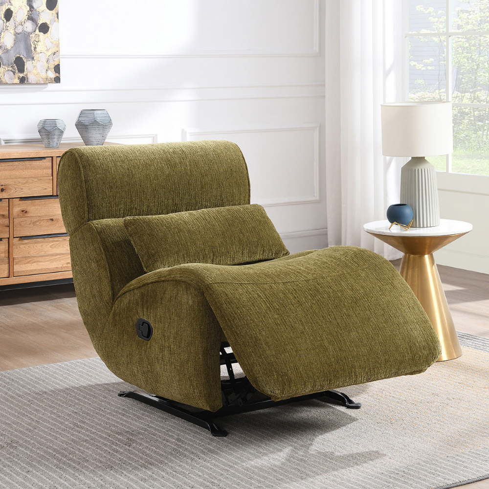 Inverin Olive Manual Recliner Rocker Chair Image 3