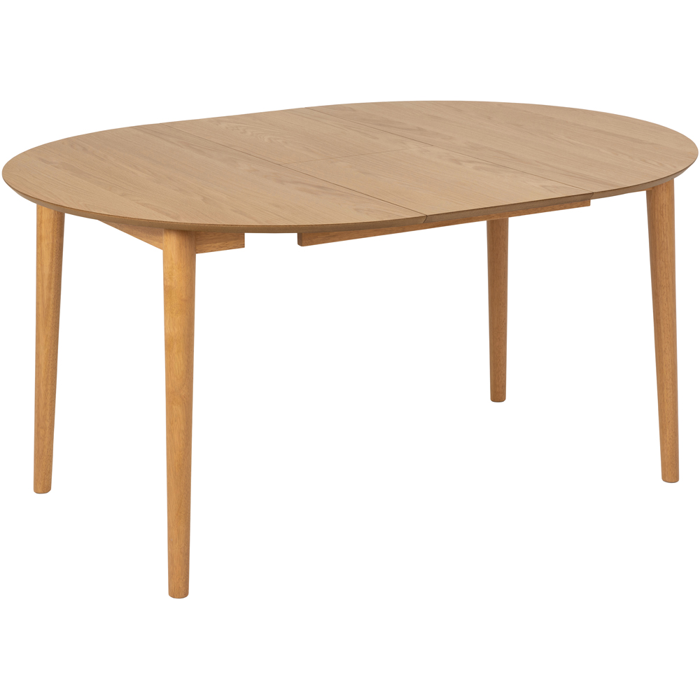Furniture To Go Montreux Oak 5 Seater 154 to 115cm Round Extending Dining Table Image 3