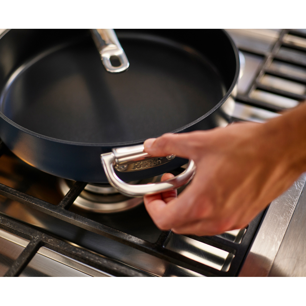 Joseph Joseph Space Blue Ceramic Folding Handle Non-Stick Frying Pan 30cm Image 7