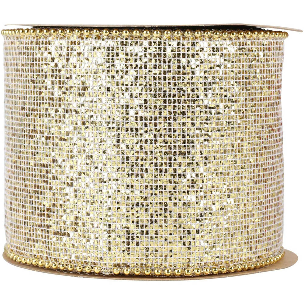 Red/Gold/Silver Wide Ribbon Assortment Image 2