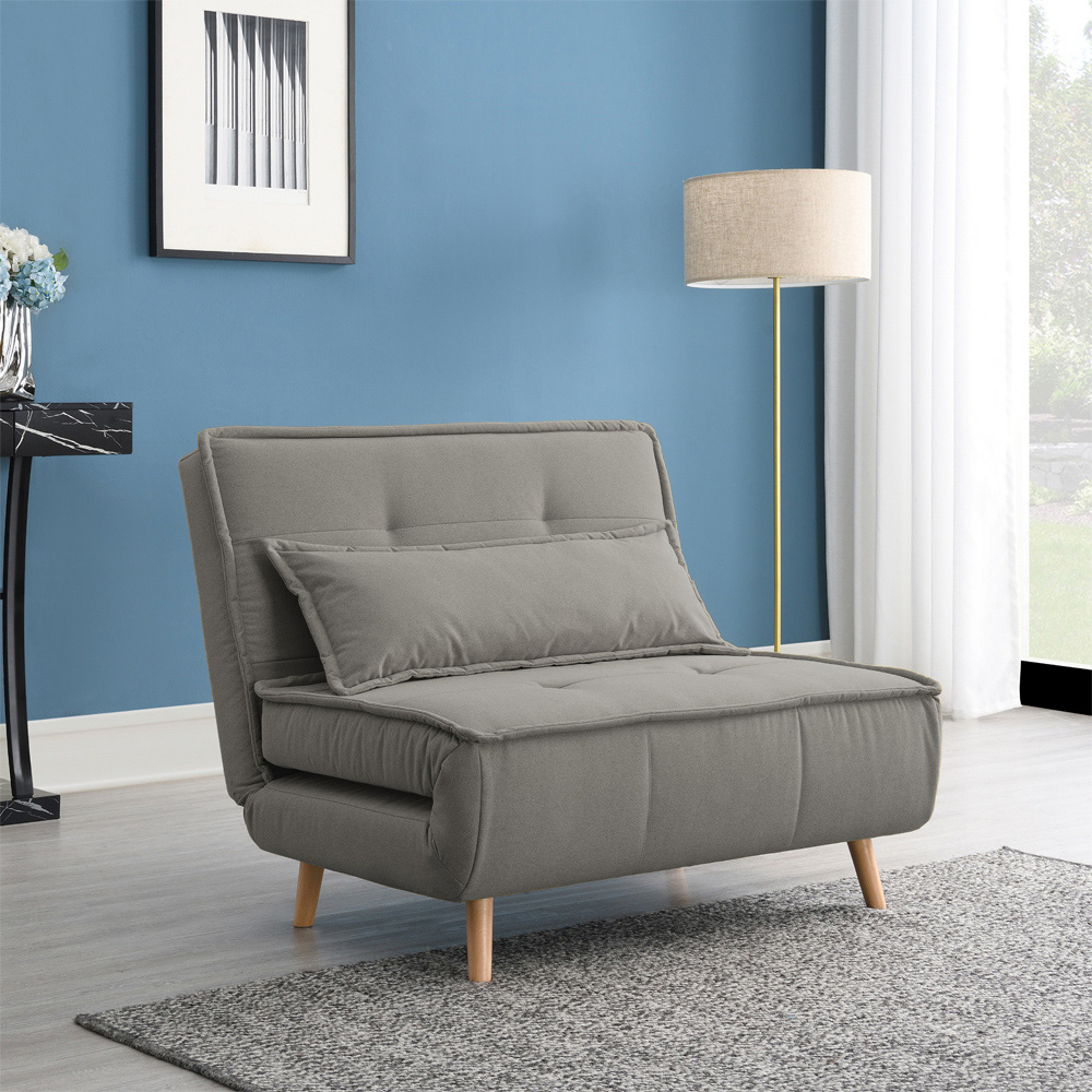 Durrow Grey Convertible Sofa Bed Image 3