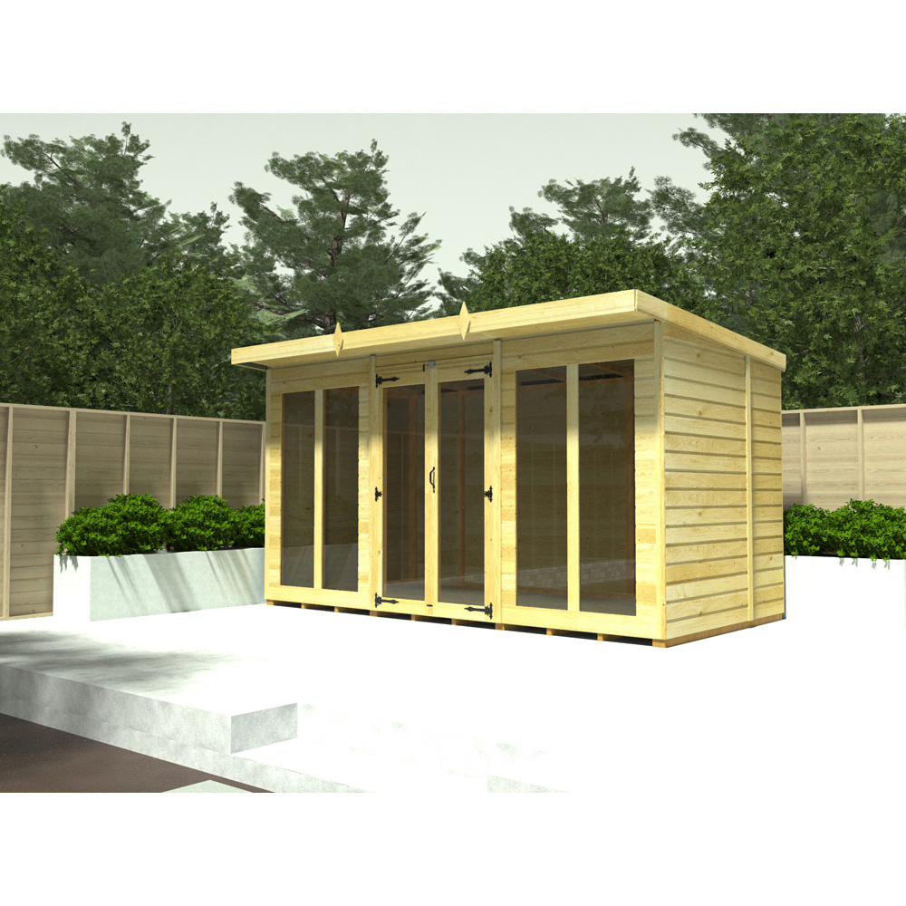 DIY Sheds 10 x 8ft Tongue and Groove Timber Pent Summerhouse Image 2