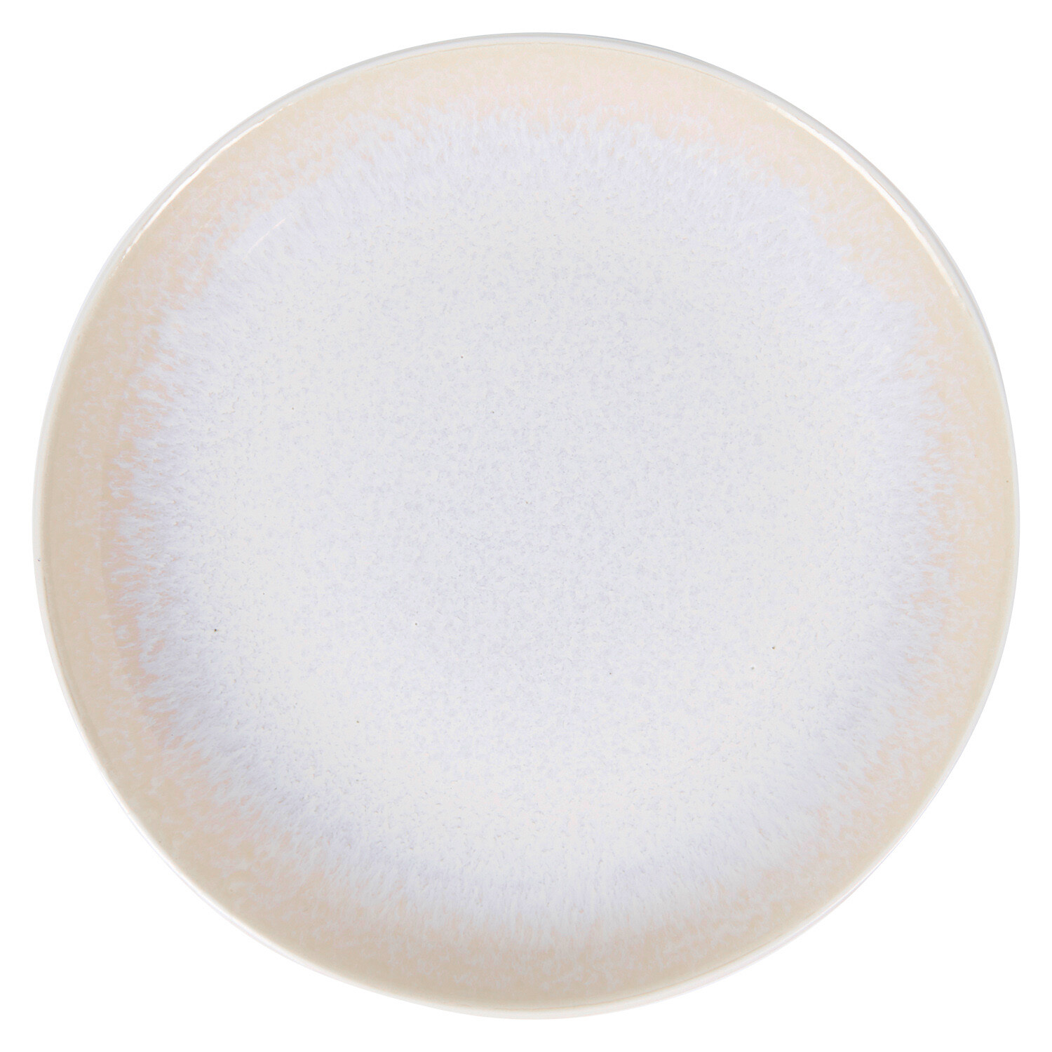 White Textured Serving Bowl - White Image 2