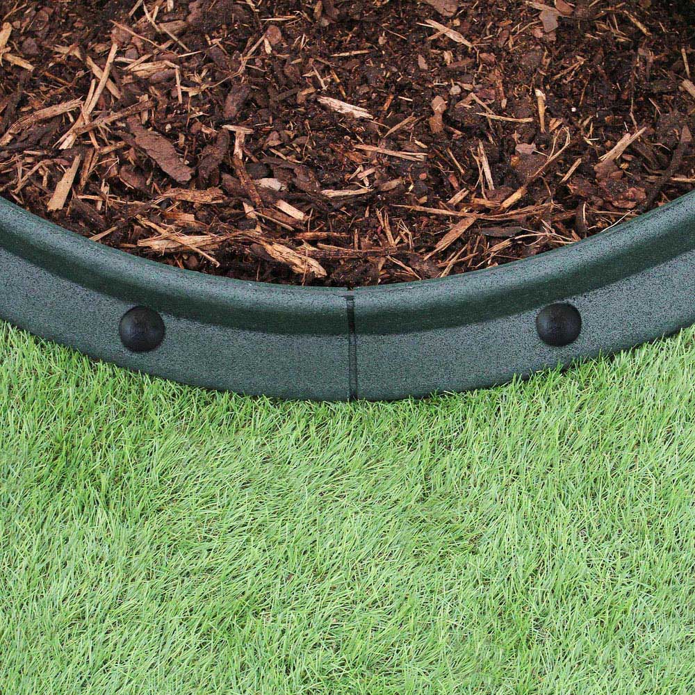MonsterShop Green 4ft 16 Pack Flexible Lawn Edging Image 5