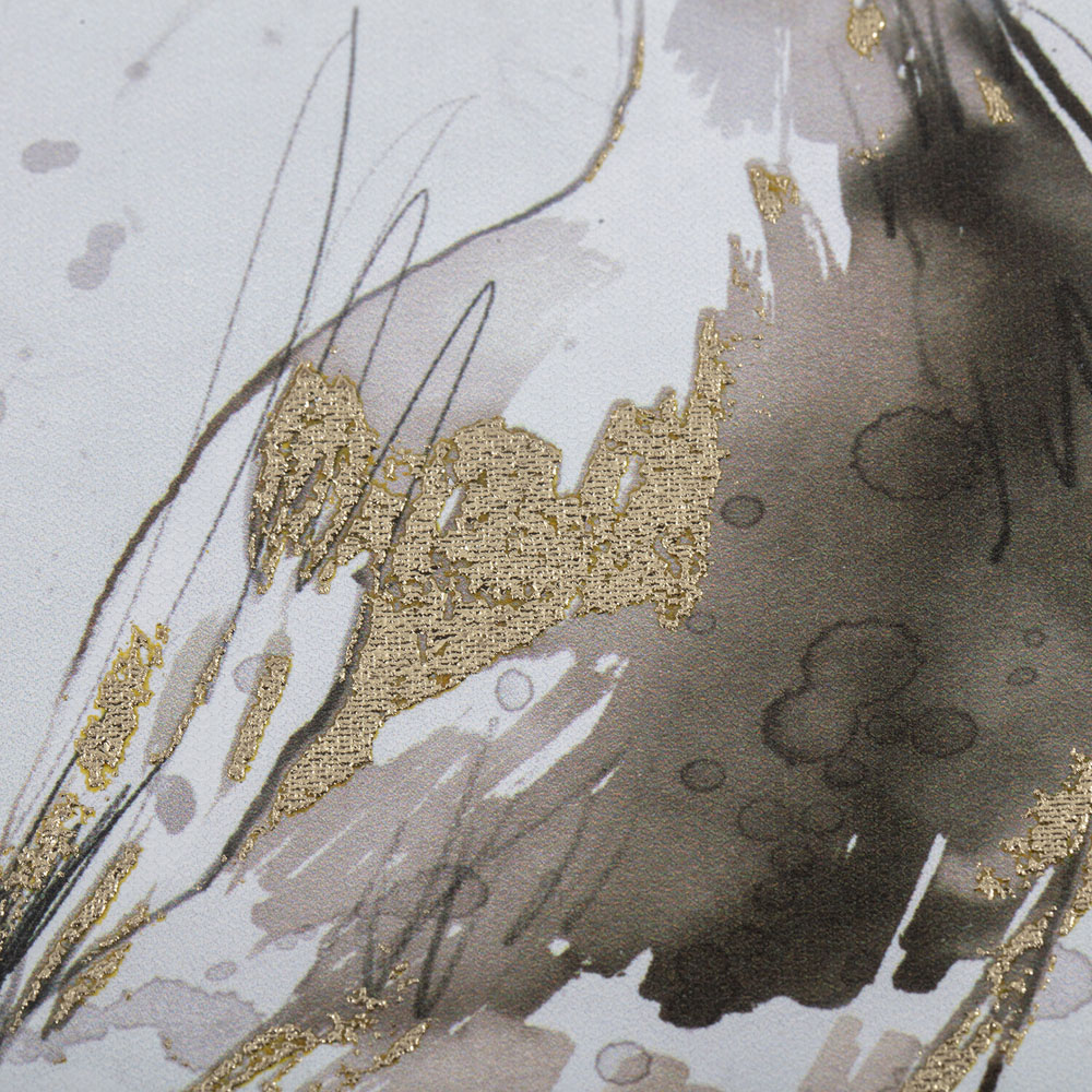 Waddling Ducks Foiled Framed Print - Natural Image 3