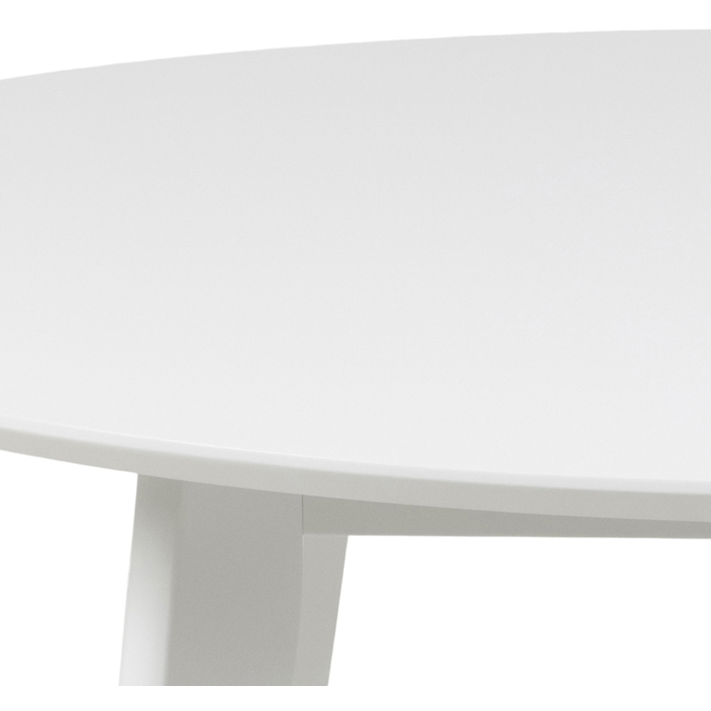 Furniture To Go Roxby White 4 Seater Round Dining Table Image 5