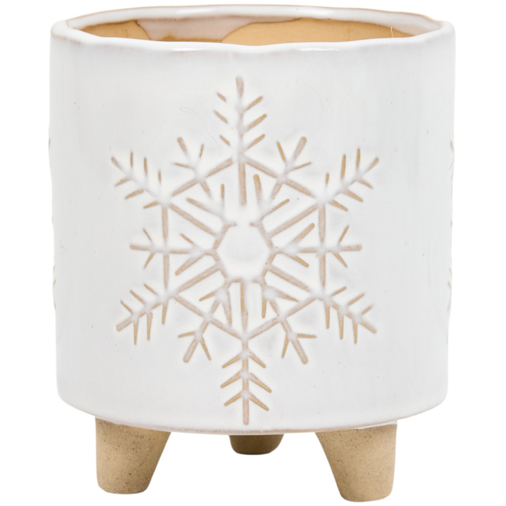 Snowflake Pot Cream Image 1