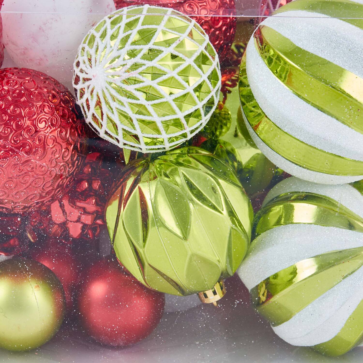 Set of 65 Candy Cane Lane Bauble Pack Image 9