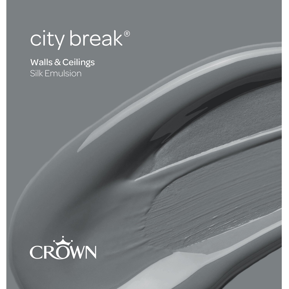 Crown Wall & Ceilings City Break Silk Emulsion 2.5L Image 8