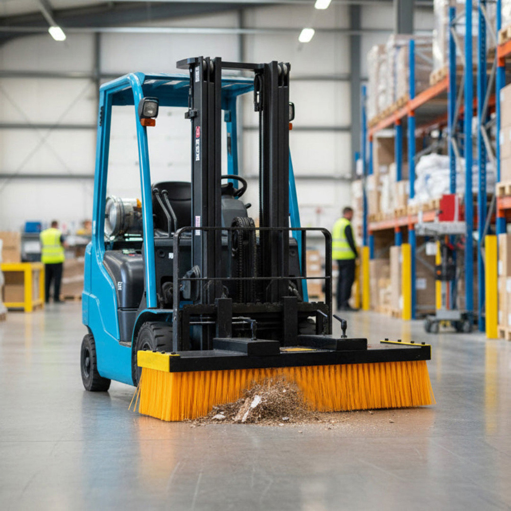 MonsterShop Forklift Sweeper Brush 130cm Image 2