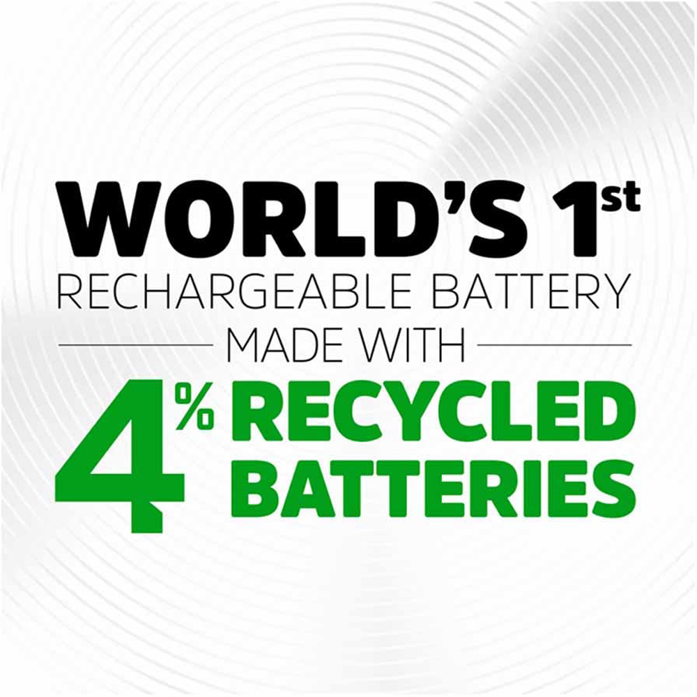 Energizer AAA 4 Pack 1.2V 700mAh NiMH Rechargeable Batteries Image 3