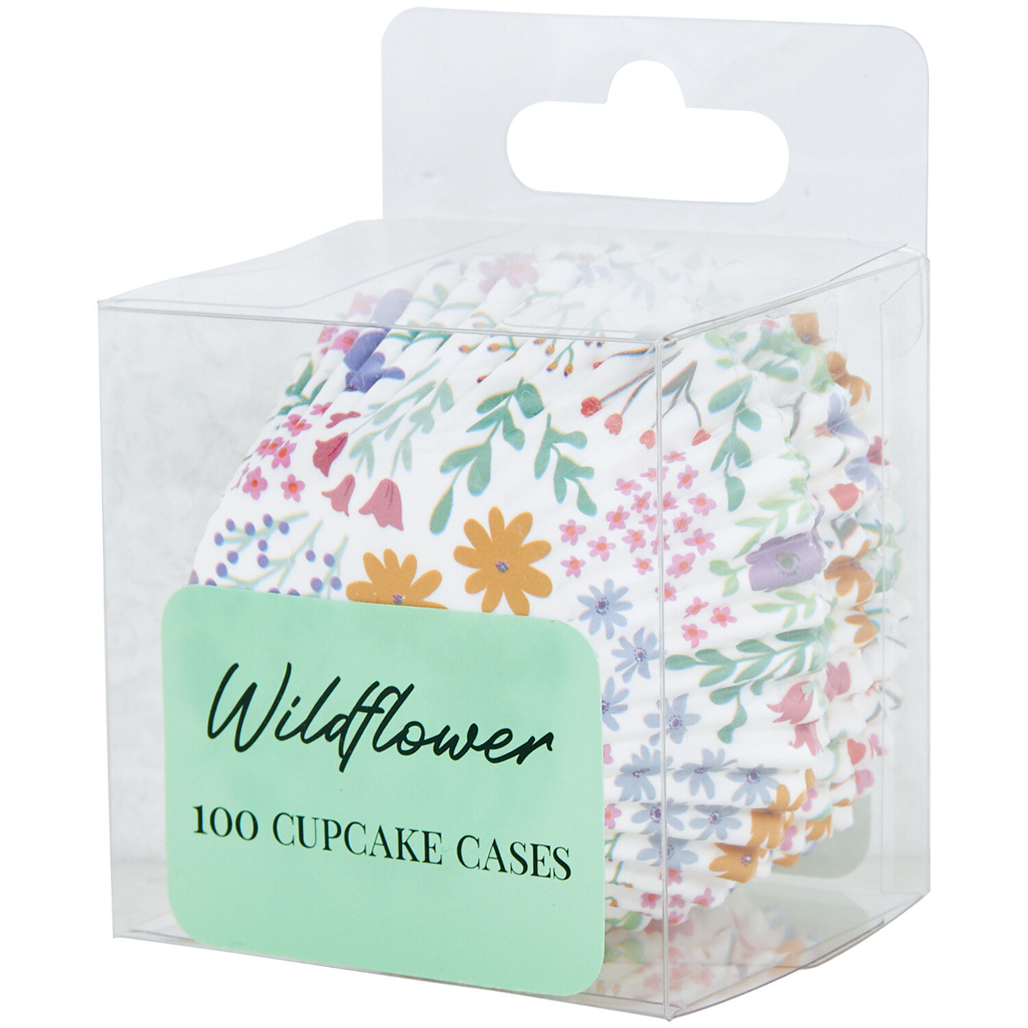 Pack of 100 Wildflower Cupcake Cases - Multicolour Image 2