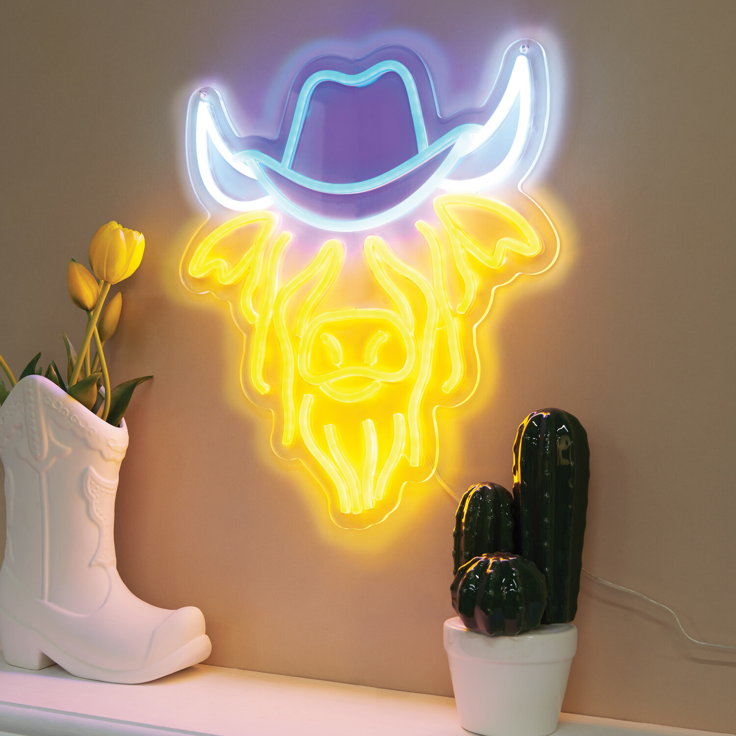 Highland Cow LED Neon Sign Image 2
