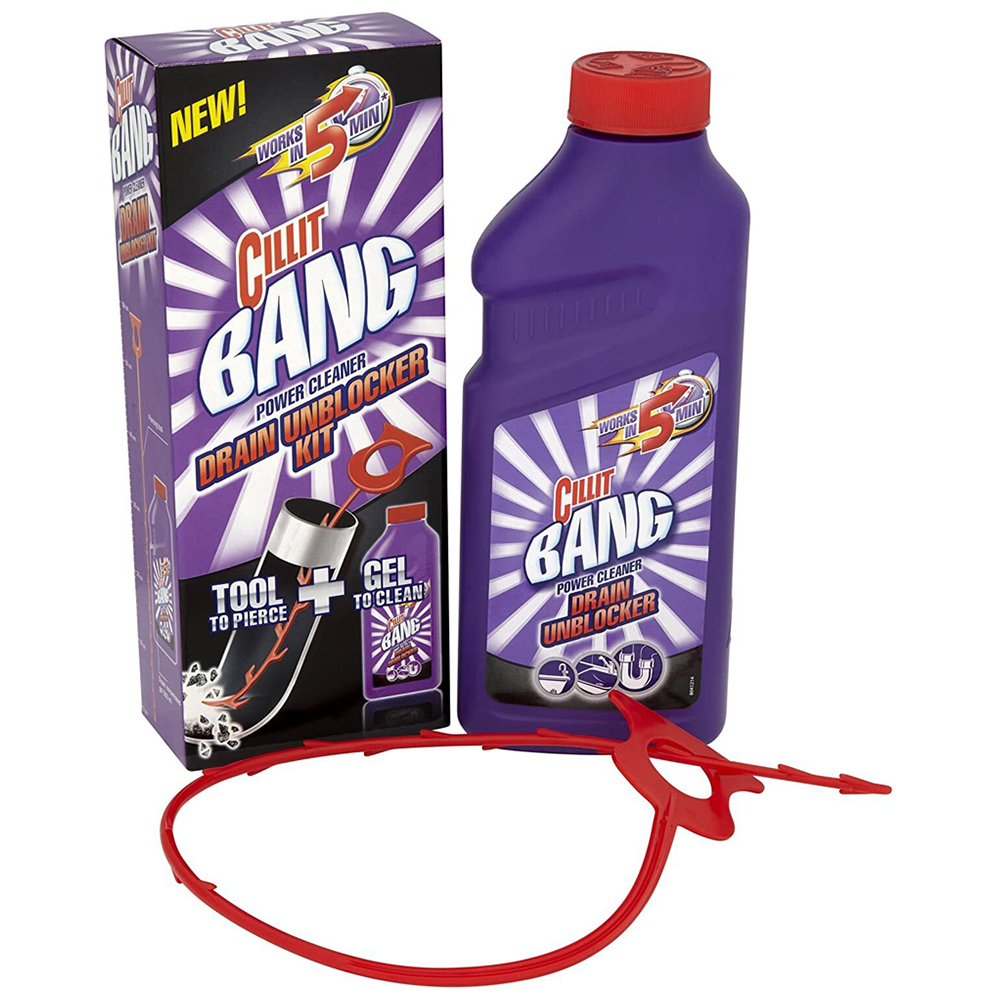 Cillit Bang Power Cleaner Max Unblocker Kit 500ml Image 2