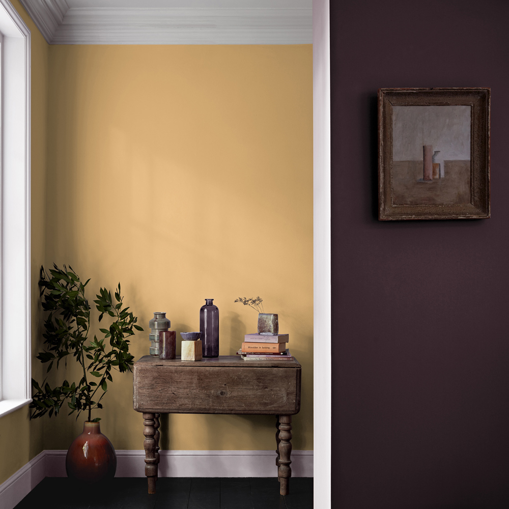 Crown Breatheasy Walls & Ceilings Old Gold Matt Emulsion Paint 2.5L Image 4