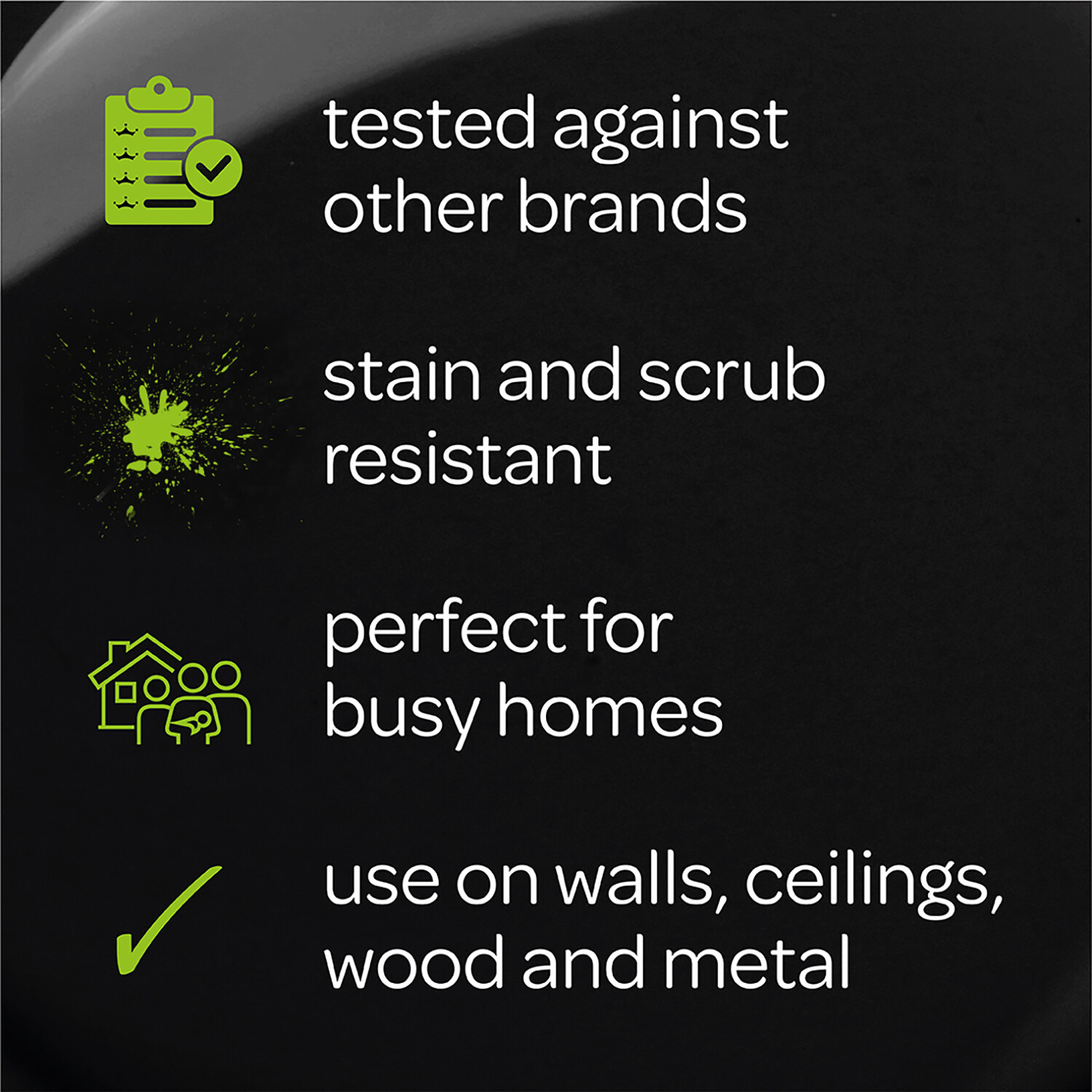 Crown Easyclean Walls and Ceilings Light Fern Matt Emulsion Paint 2.5L Image 5