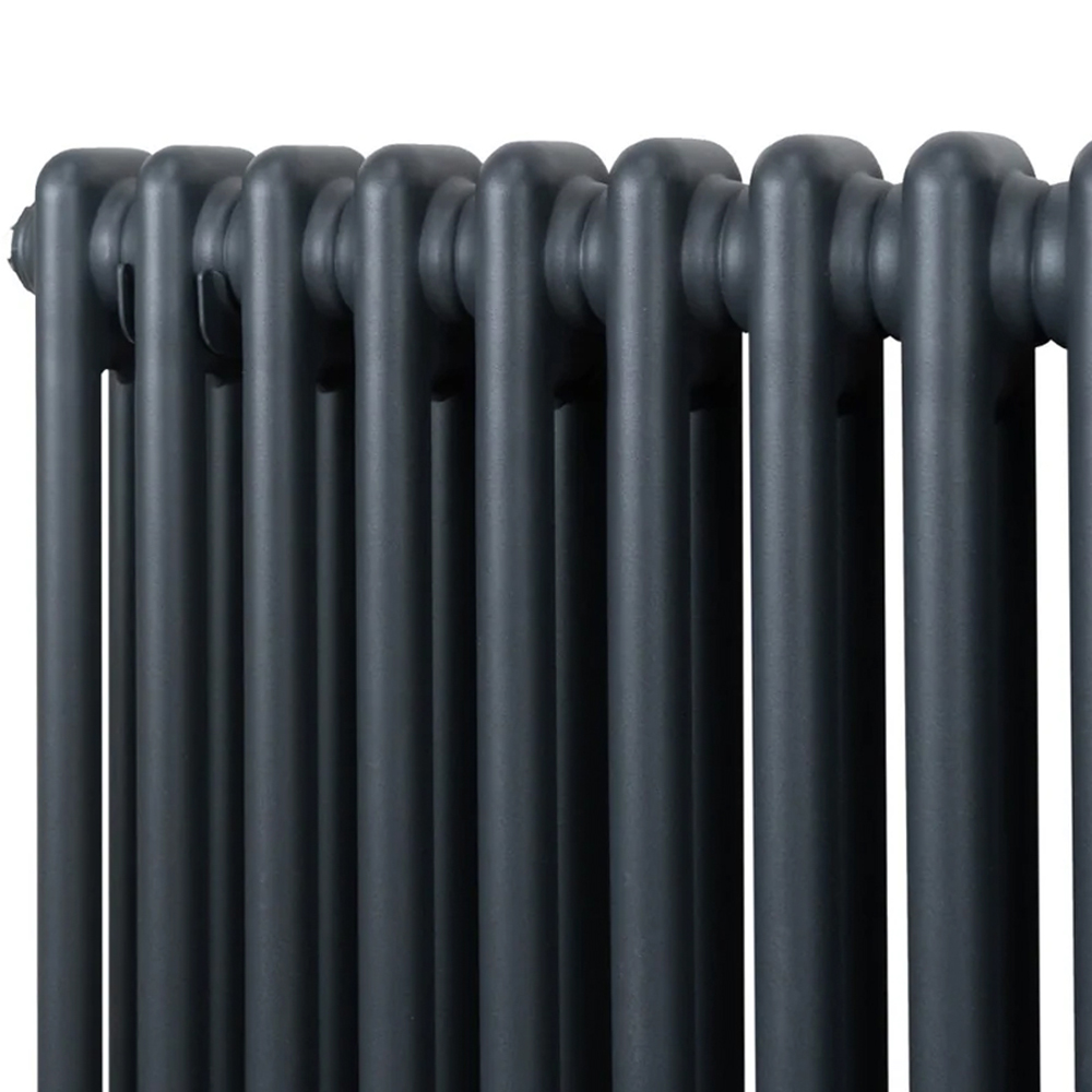 Monster Shop 2413 BTU Anthracite Grey Traditional 2 Column Radiator 300 x 1012mm Image 5