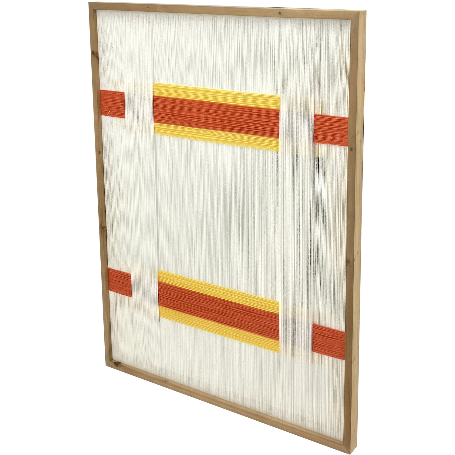 Abstract Woven Modern Framed Art Assorted Image 5