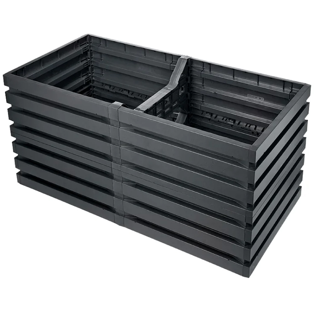 Garantia Skyline Graphite Grey Raised Garden Bed 75 x 80 x 161cm Image 3