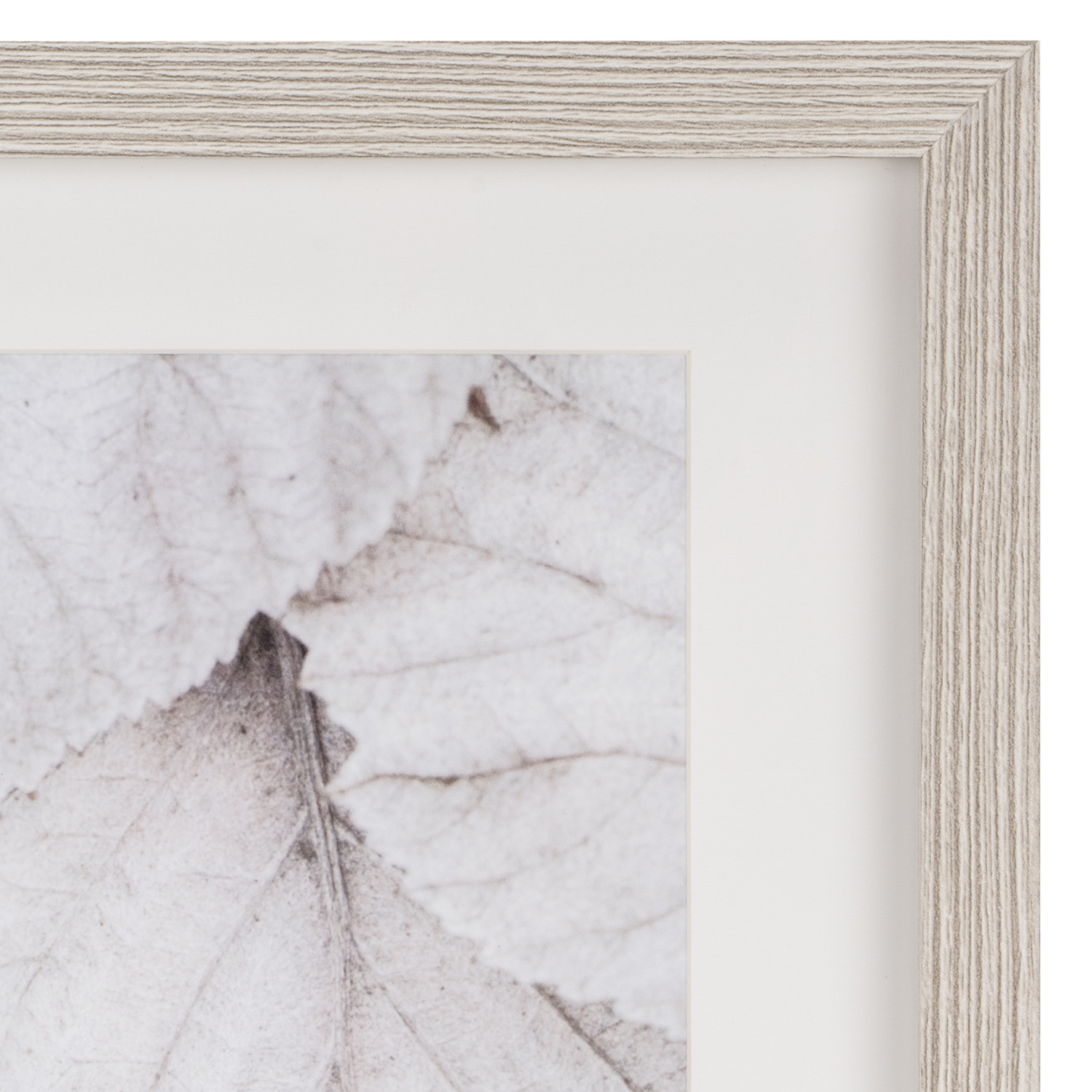Grey Wood Effect Box Photo Frame 8 x 6 inch Image 2