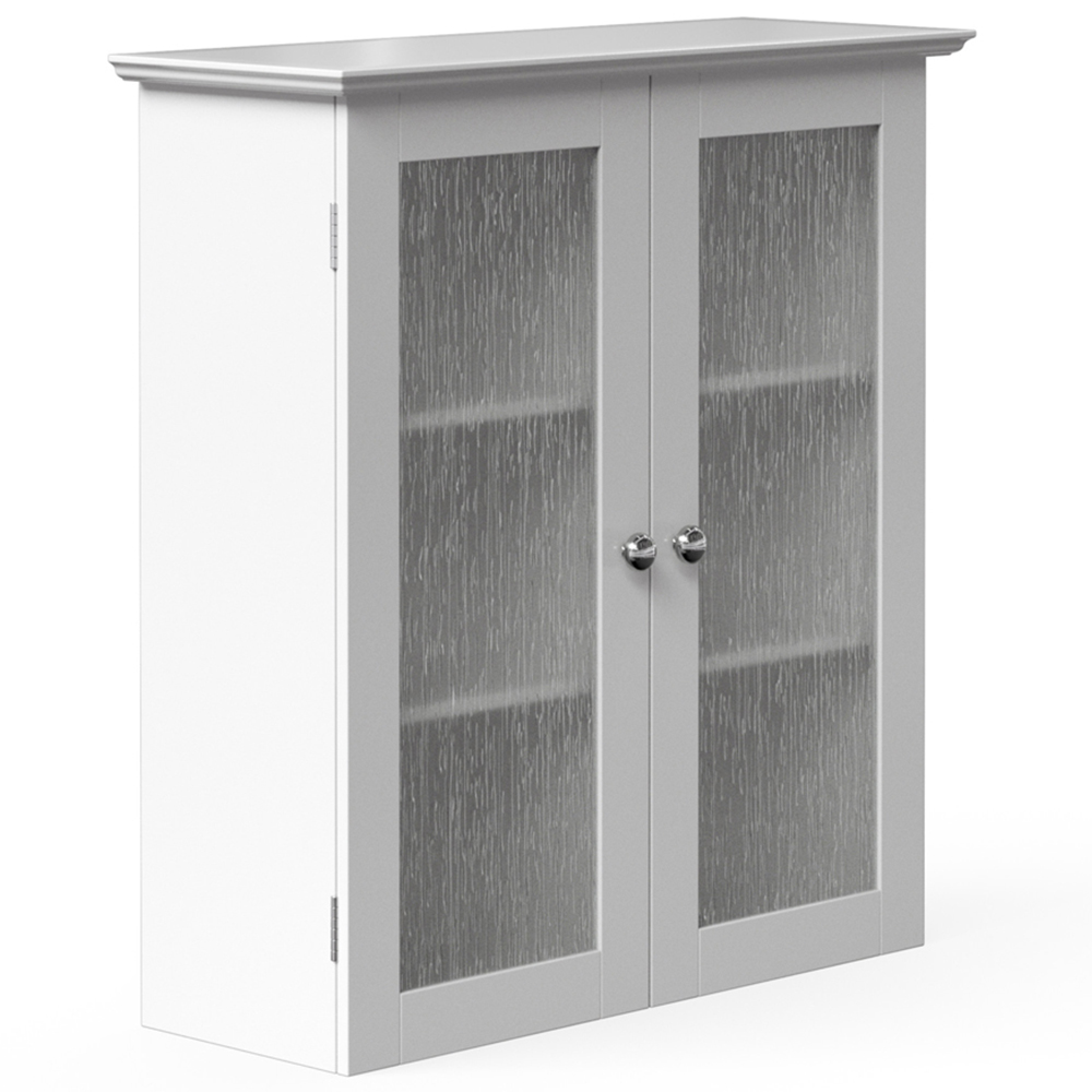 Teamson Home Connor 2 Door Glass Removable Wall Cabinet Image 3