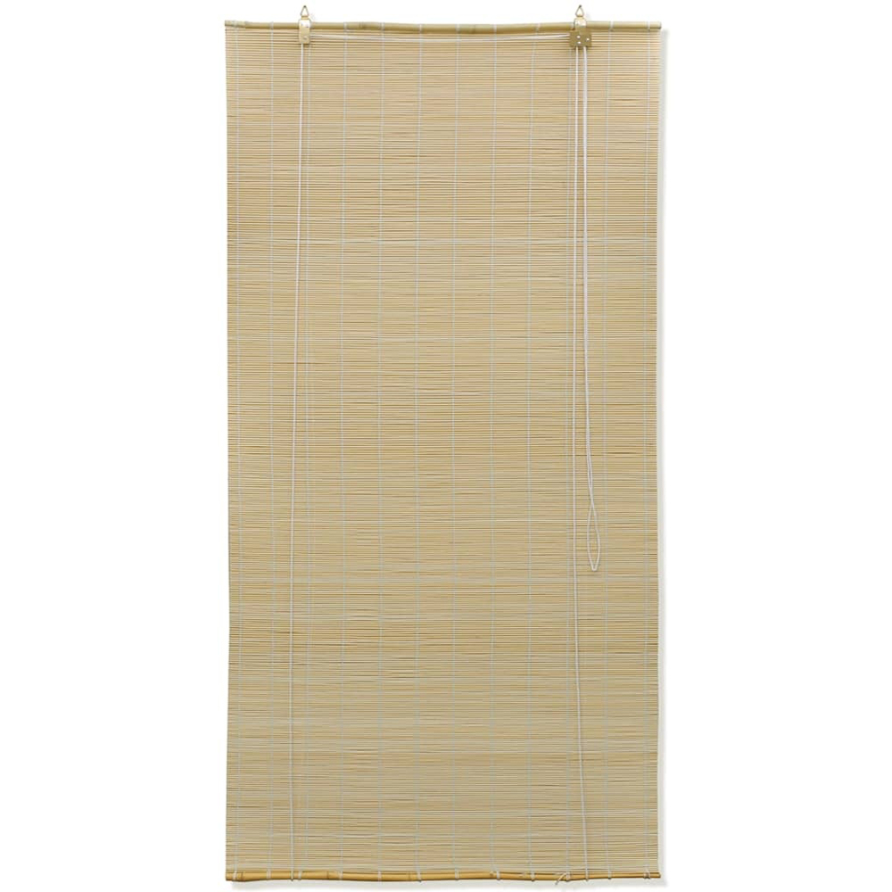Walplus Bamboo Roller Blind Natural 100 x 160cm Image 2