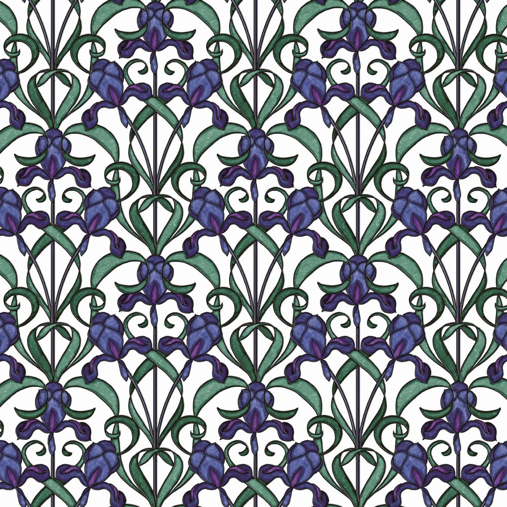 d-c-fix Minster Blue Stained Glass Window Sticky Back Plastic Vinyl Wrap Film 45cm x 2m Image 2