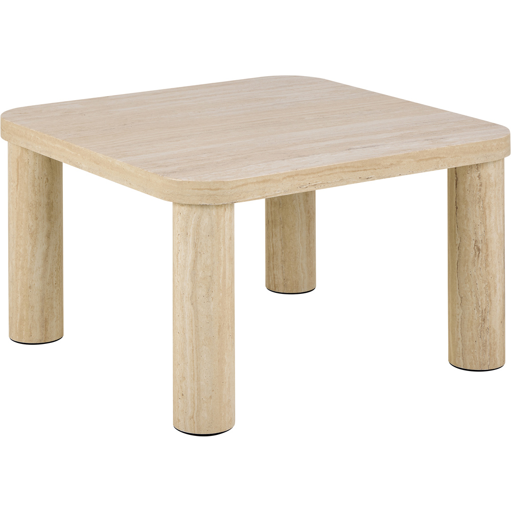 Furniture To Go Solano Light Travertine Square Coffee Table Image 9