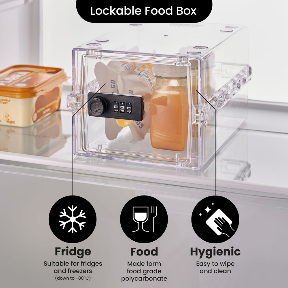 Lockabox 3L Crystal Lockable Mini Storage Box Image 6