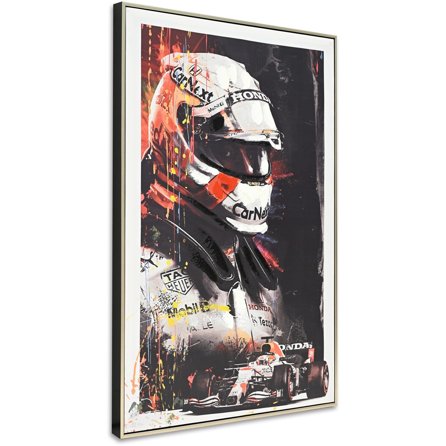 Iconic Racing Driver Framed Art - Multicolour Image 5