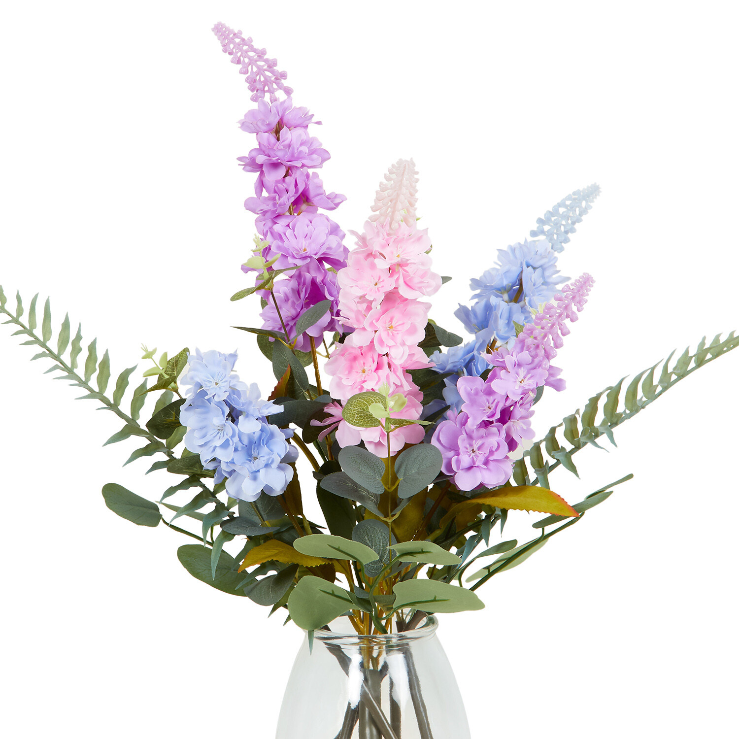 Spring Delphinium Vase Arrangement 53cm - Multicolour Image 2