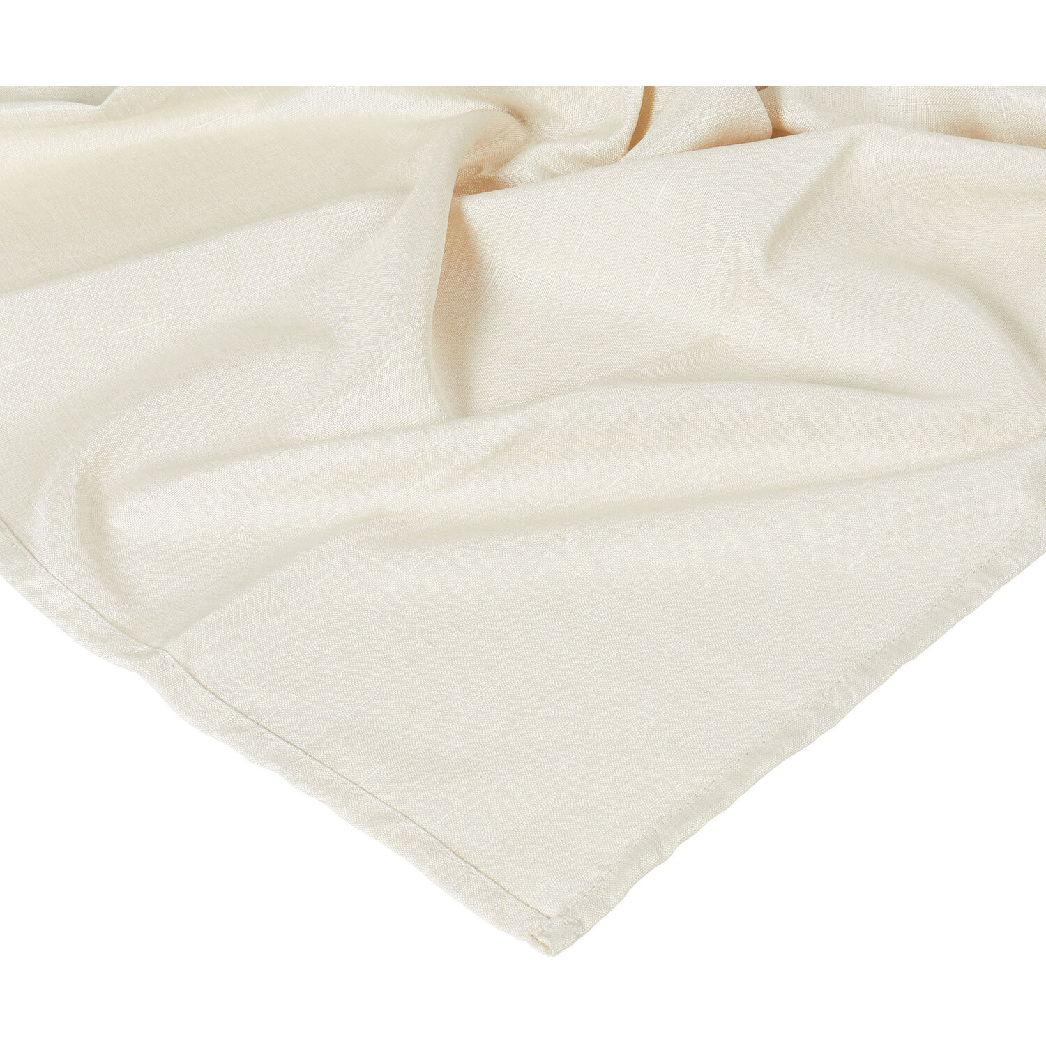 Divante Luxury Faux Linen Tablecloth - Cream Image 4