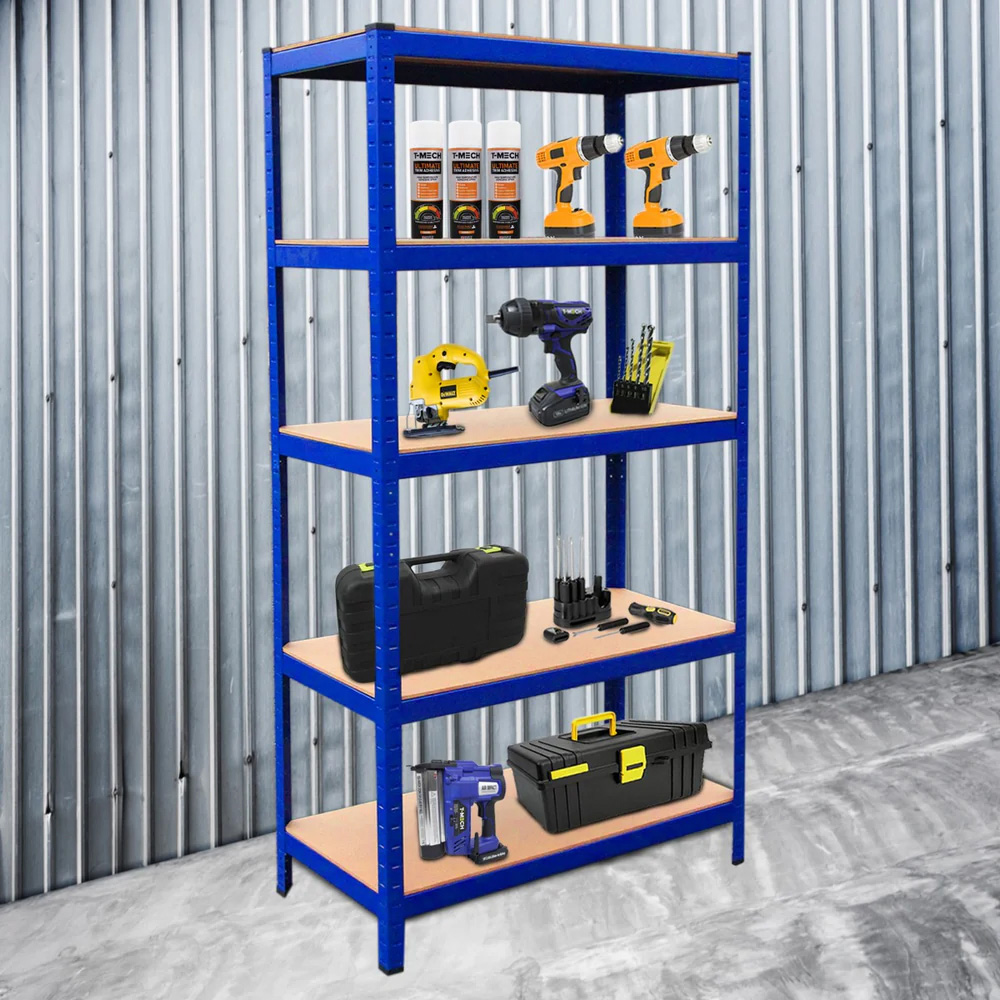 Monster Shop Junk Eater Boltless 5 Shelf Garage Racking Bundle Image 2