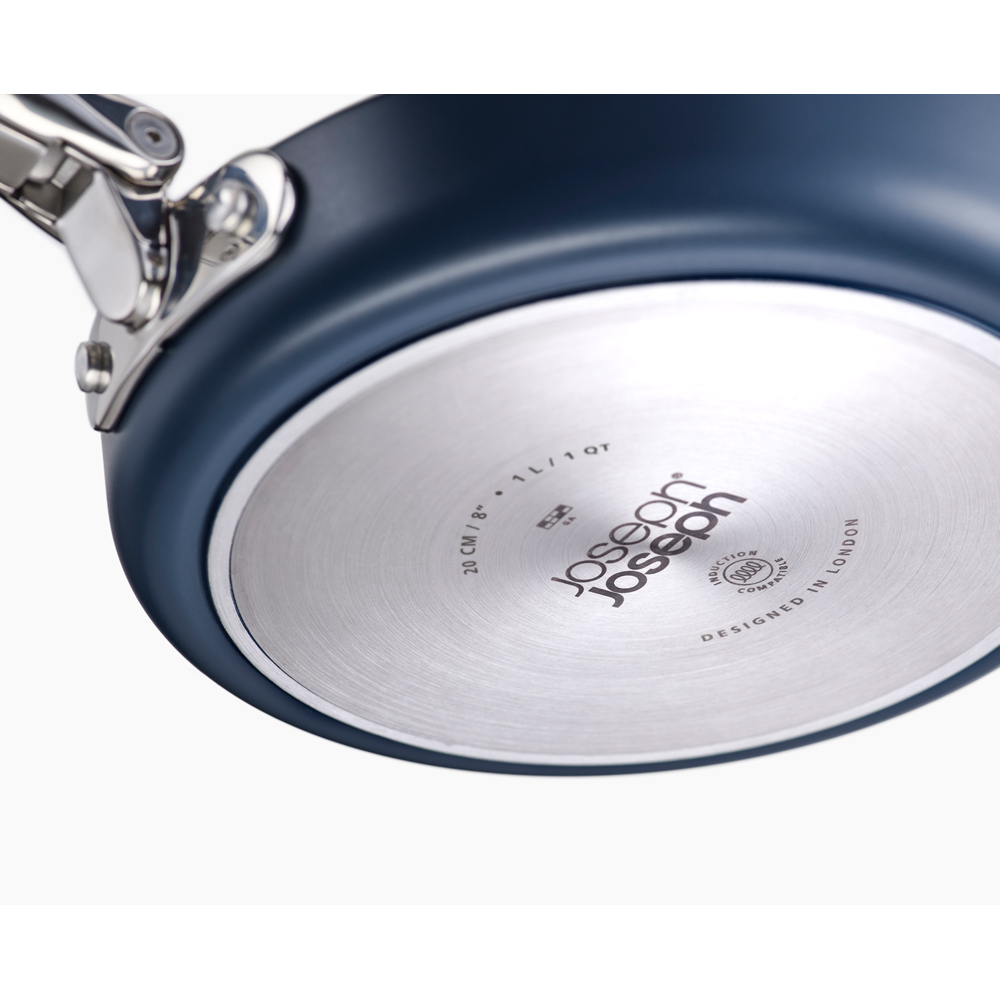 Joseph Joseph Space Blue Ceramic Folding Handle Non-Stick Frying Pan 20cm Image 6