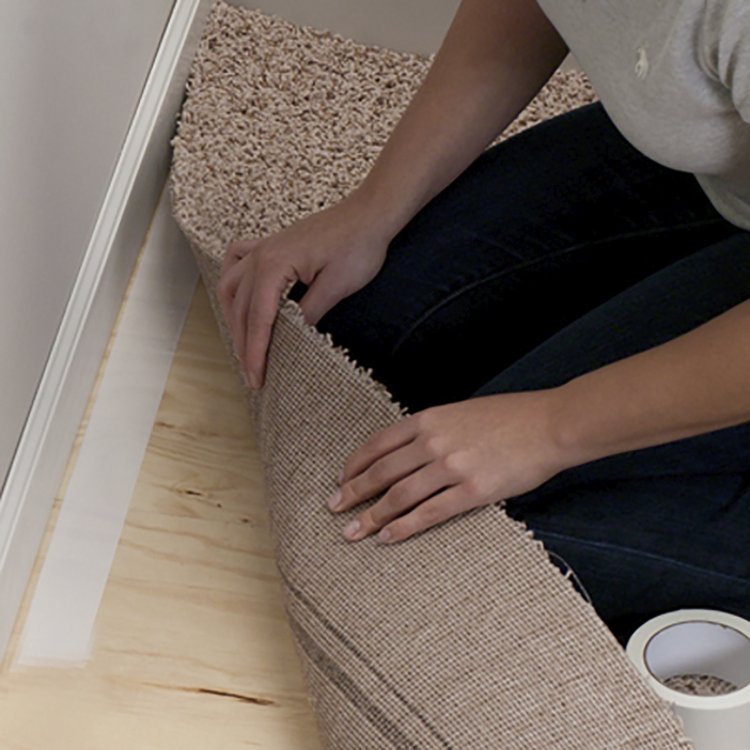 Duck 50mm x 10m Permanent Carpet Tape Image 3