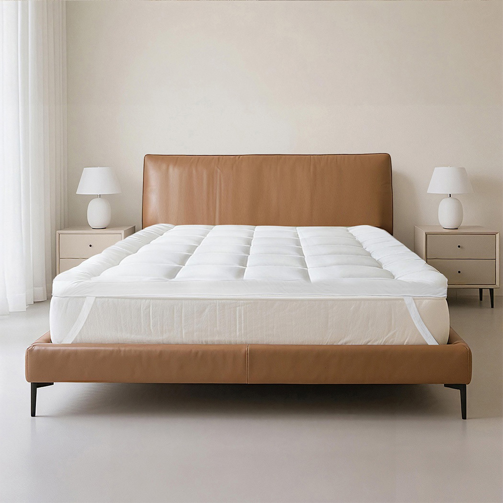 Lavio Single Microfibre Quilted Mattress Topper Image 3