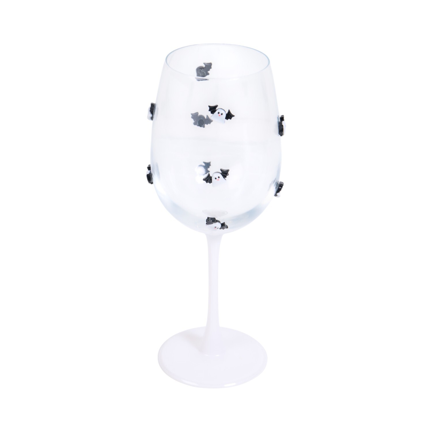 Ghost 3D Wine Glass Clear Image 5