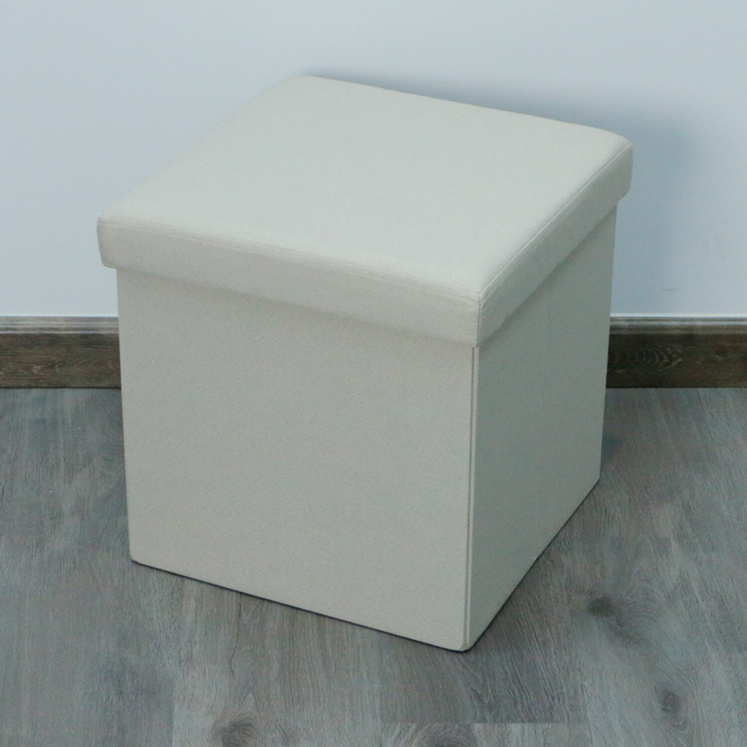 Seville Cream Linen Storage Box Image 9