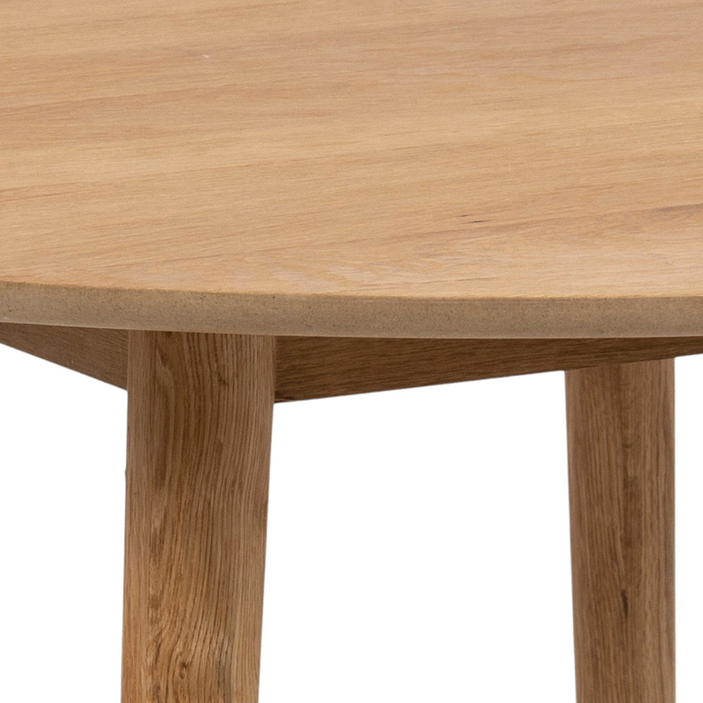 Furniture To Go Nagano Oak 4 Seater Round Dining Table Image 8