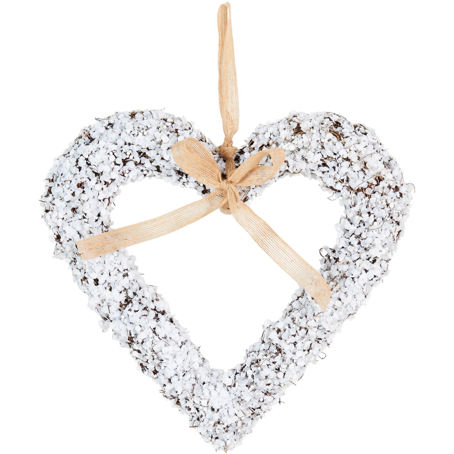 Frosted Wreath - Natural & White Image 2